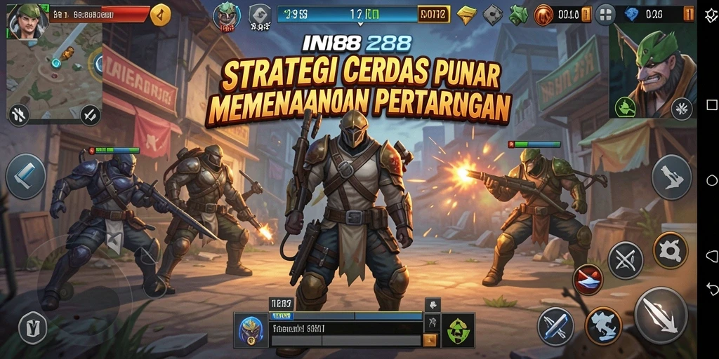 Screenshot gameplay IN88 yang menampilkan aksi strategi seru.