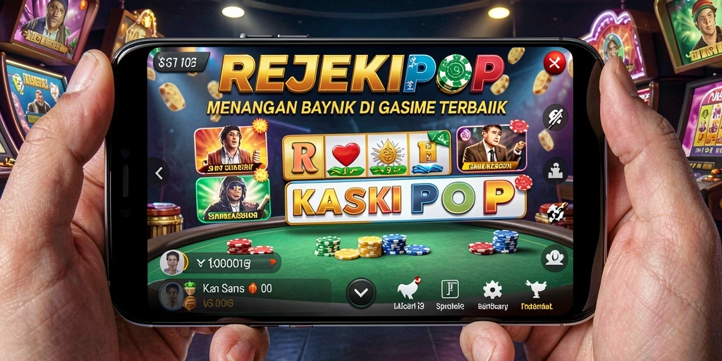 Tampilan gameplay Kasino seru di REJEKIPOP dengan grafis yang menarik.